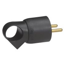 Fiche électrique 2P+T 16A plastique - LEGRAND