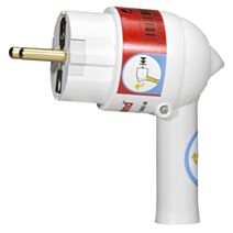 Fiche plastique 2P+T 16A extraction facile sortie latérale blanc - LEGRAND