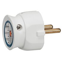 Fiche plastique 2P 16A extra-plate sortie latérale - LEGRAND