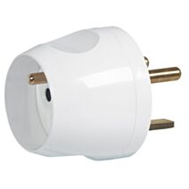 adaptateur 2p+t branchement 1 fiche 16a sur socle 20a - LEGRAND