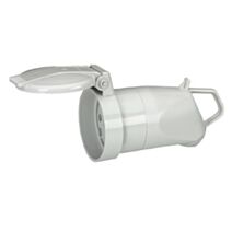 Fiche femelle Plexo 20A 3 pôles + terre + clapet protection