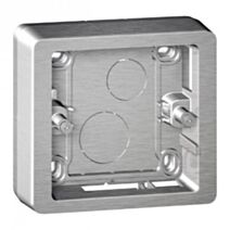 Cadre 1 poste pour pose en saillie titane - CÉLIANE