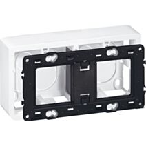 Cadre mosaic - 4 modules montage horizontal - prof 40 mm - LEGRAND