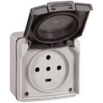 Prise Plexo 3pôles+neutre+terre 20a ip55