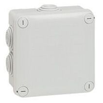 Boîte de dérivation étanche carrée 7 entrées IP55 Plexo 105x