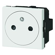 prise avec terre affleurante mosaic 2 modules - LEGRAND