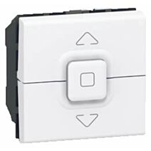 Poussoir commande centralisée volets roulants mosaic 2 modules - LEGRAND