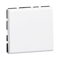 poussoir simple mosaïc 6a 2 modules - LEGRAND