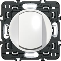 Prise TV simple Mosaic - Composable - 2 modules - Noir