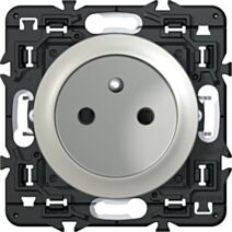 Interrupteur témoin Mosaic - Composable - 10A - 2 modules - Noir