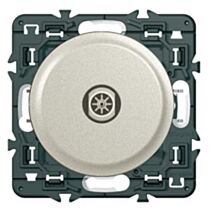 prise télévision tv type ''f'' à visser céliane - livré avec enjoliveur titane - LEGRAND