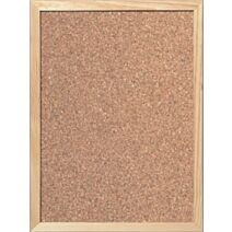 Tableau d'affichage liège cadre bois 60x40cm - DECOSA