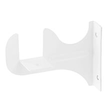 2 supports en tôle pour pose en façade coloris blanc