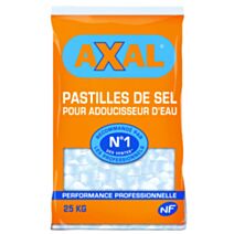 Pastilles de sel pour adoucisseurs d'eau 25kg - AXAL