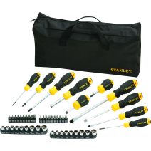 Set 48 pièces tournevis/douilles/embouts+trousse de transport 