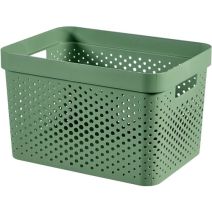 Bac de rangement Infinity 17L vert - ALLIBERT