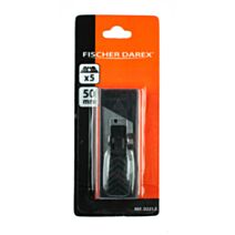 5 lames de cutter trapèze 50 mm - FISCHER DAREX
