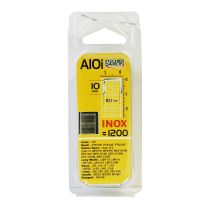 Agrafe x1200 inox famille a 10mm