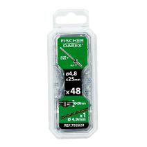 Oeillet x16 25mm acier inox tende