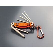 6 Clés allen hexagonales porte-clés - FISCHER