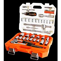 COFFRET 2 CLIQUETS 1/4 -1/2 49 PCS