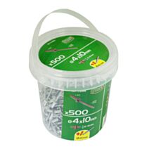 rivets aveugle 4x10 x500 pcs alu acier tete plate - FISCHER DAREX