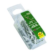 rivets aveugle 4.8x16 alu acier tête plate - FISCHER DAREX