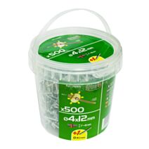 rivets aveugle 4x12 x500 pcs alu acier tete large - FISCHER DAREX