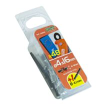 rivets 4x16 48 pcs alu acier spécial immatriculation - FISCHER DAREX