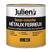 Sous-couche Peinture Metaux Ferreux Blanc Mat 0,5L - JULIEN
