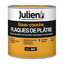 Sous-couche Plaques de Plâtre Blanc Mat 0,5L - JULIEN