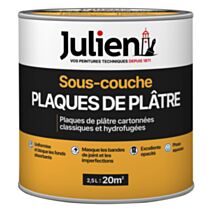 Sous-couche Plaques de Plâtre Blanc Mat 2,5L - JULIEN