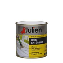 Sous-couche Peinture Bois Extérieur Blanc Mat 0,5L - JULIEN