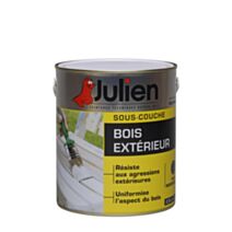 Sous-couche Peinture Bois Extérieur Blanc Mat 2,5L - JULIEN