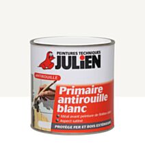 Primaire Antirouille Métal Bois Blanc Satin 2,5L - JULIEN