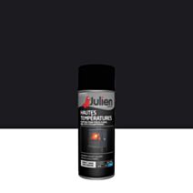 Peinture aérosol Hautes Temperatures Noir Mat 400ml - JULIEN