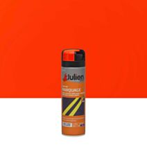 Peinture aérosol Marquage Fluo Orange 500ml - JULIEN