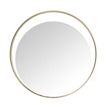 Miroir Métal Ø40cm Doré