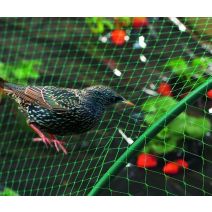 BIRDNET Filet de protection oiseaux PE noir 8x10m