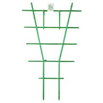 Tuteur échelle plastique pour plantes en pots 0,37m vert - INTERMAS