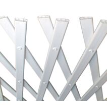 Trellis extensible PVC TRELLIFLEX 1x2m, Blanc - INTERMAS