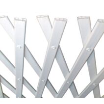 Treillis extensible PVC Blanc 1x3m Trelliflex - NORTENE