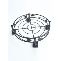 Roule pot fil métal noir métal Ø0,32m