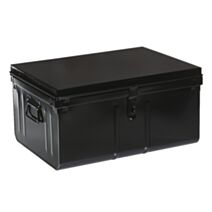 Lot de 2 coffres en métal 45/60L Fun noir - SNOR PIERRE HENRY