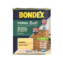 Vernis bois incolore satin 0,25l BONDEX