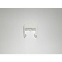 5 supports frontaux Railflex 14X8 blanc