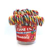 Sucre d'orge canne framboise 28g