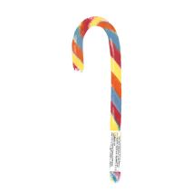 Sucre d'orge canne fraise 28g couleur arc en ciel