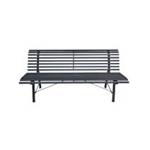 Banc de jardin America acier gris