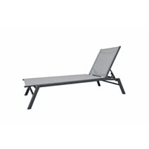 Bain de soleil Relaxo métal gris